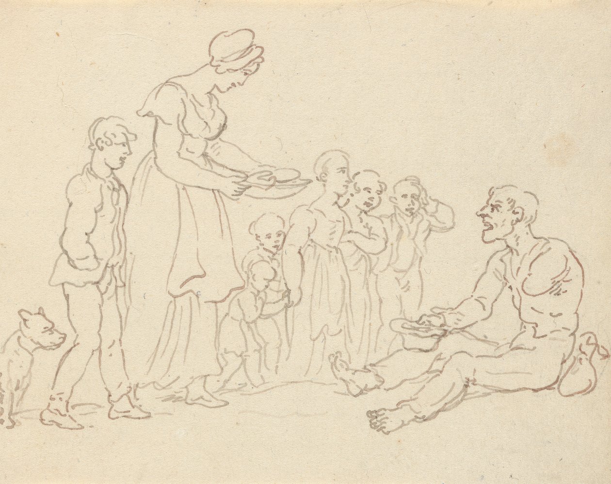 Albüm Çizimi by Thomas Rowlandson