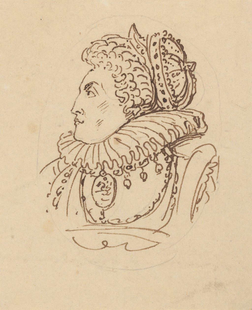 Albüm Çizimi by Thomas Rowlandson