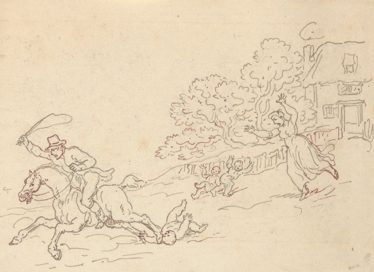 Albüm Çizimi by Thomas Rowlandson