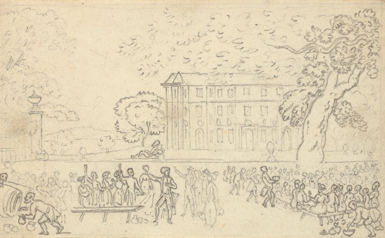 Albüm Çizimi by Thomas Rowlandson