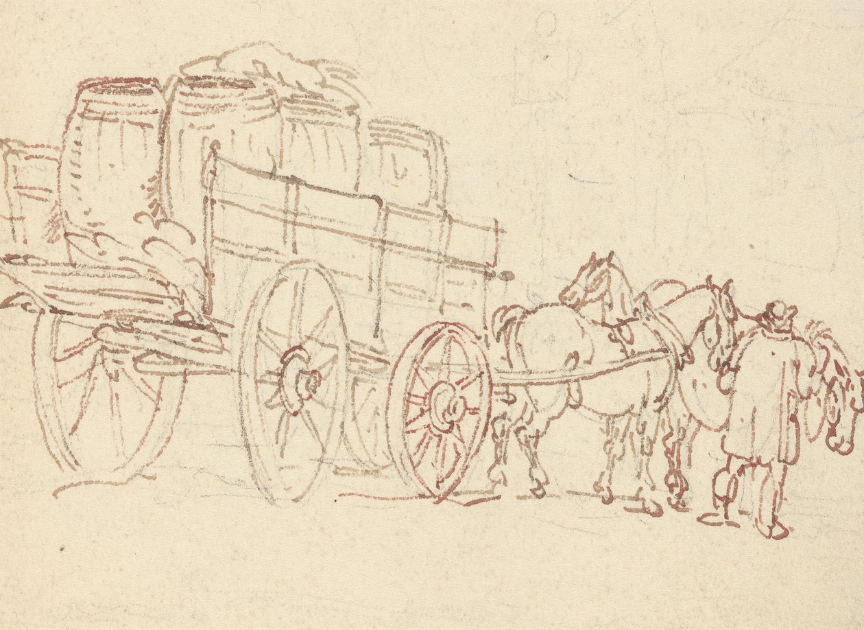 Albüm Çizimi by Thomas Rowlandson