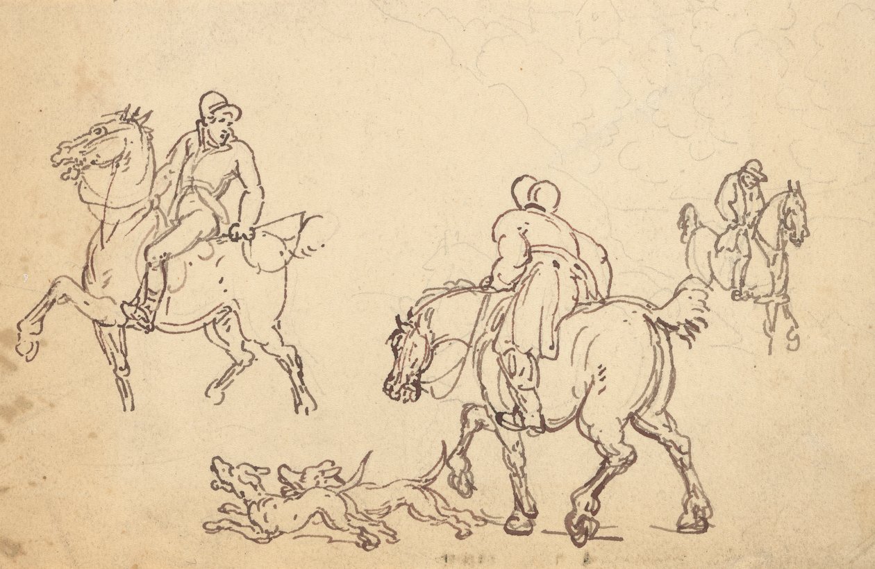 Albüm Çizimi by Thomas Rowlandson
