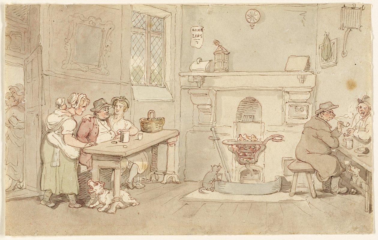 bira evi by Thomas Rowlandson