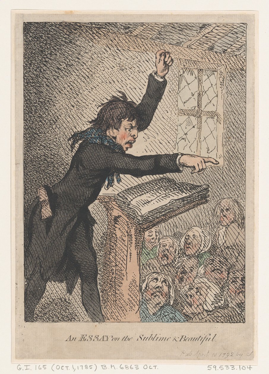 Yüce ve Güzel Üzerine Bir Deneme, 10 Nisan 1792., 10 Nisan 1792. by Thomas Rowlandson