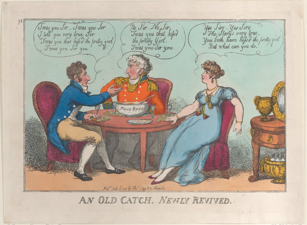Eski Bir Yakalama, Yeni Canlanan, 18 Temmuz 1809., 18 Temmuz 1809. by Thomas Rowlandson