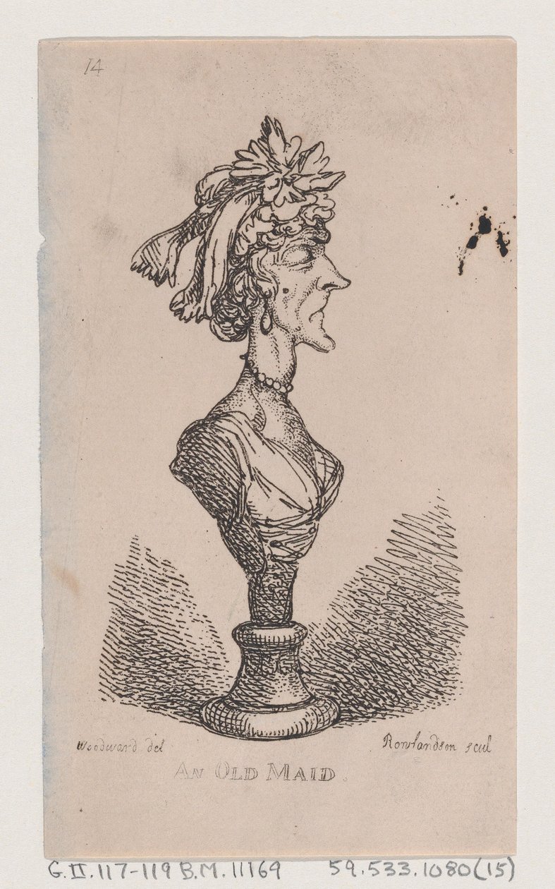 Yaşlı Bir Hizmetçi, 1808., 1808. by Thomas Rowlandson