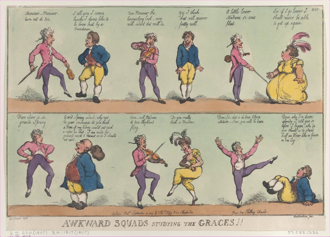 Garip Ekipler Güzelleri İnceliyor!!, 29 Ağustos 1809., 29 Ağustos 1809. by Thomas Rowlandson
