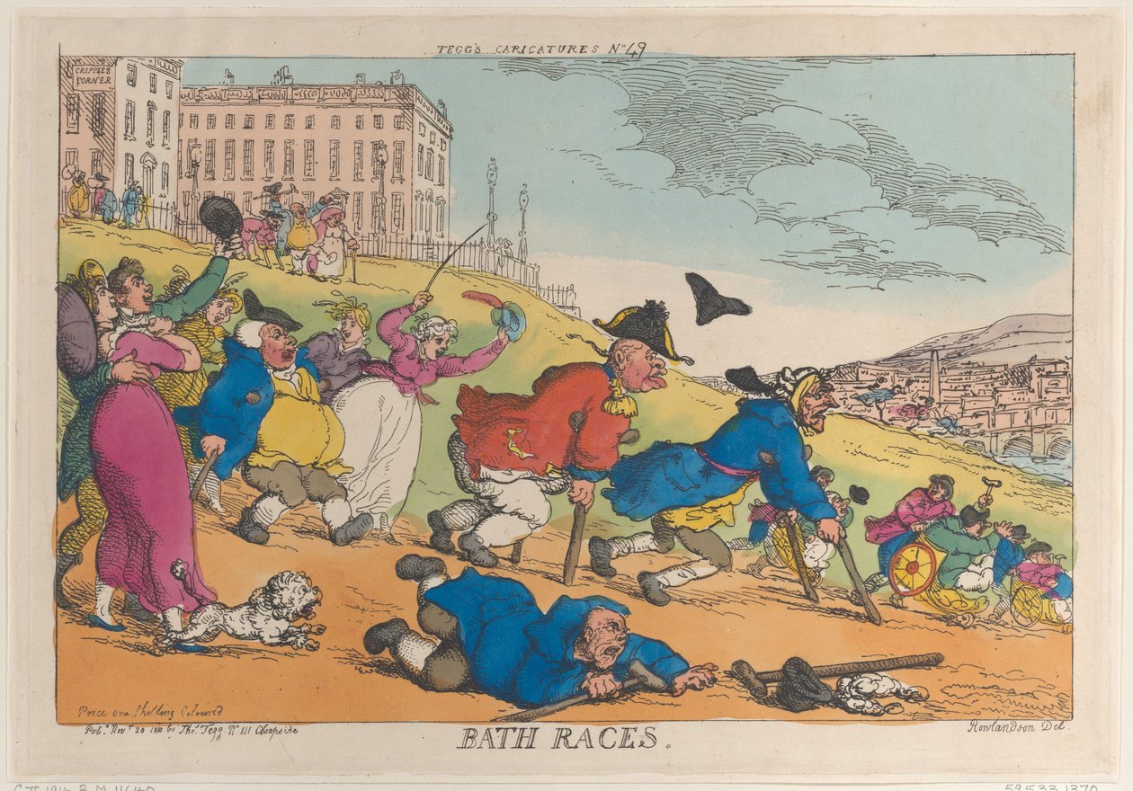 Banyo Yarışları, 20 Kasım 1810., 20 Kasım 1810. by Thomas Rowlandson
