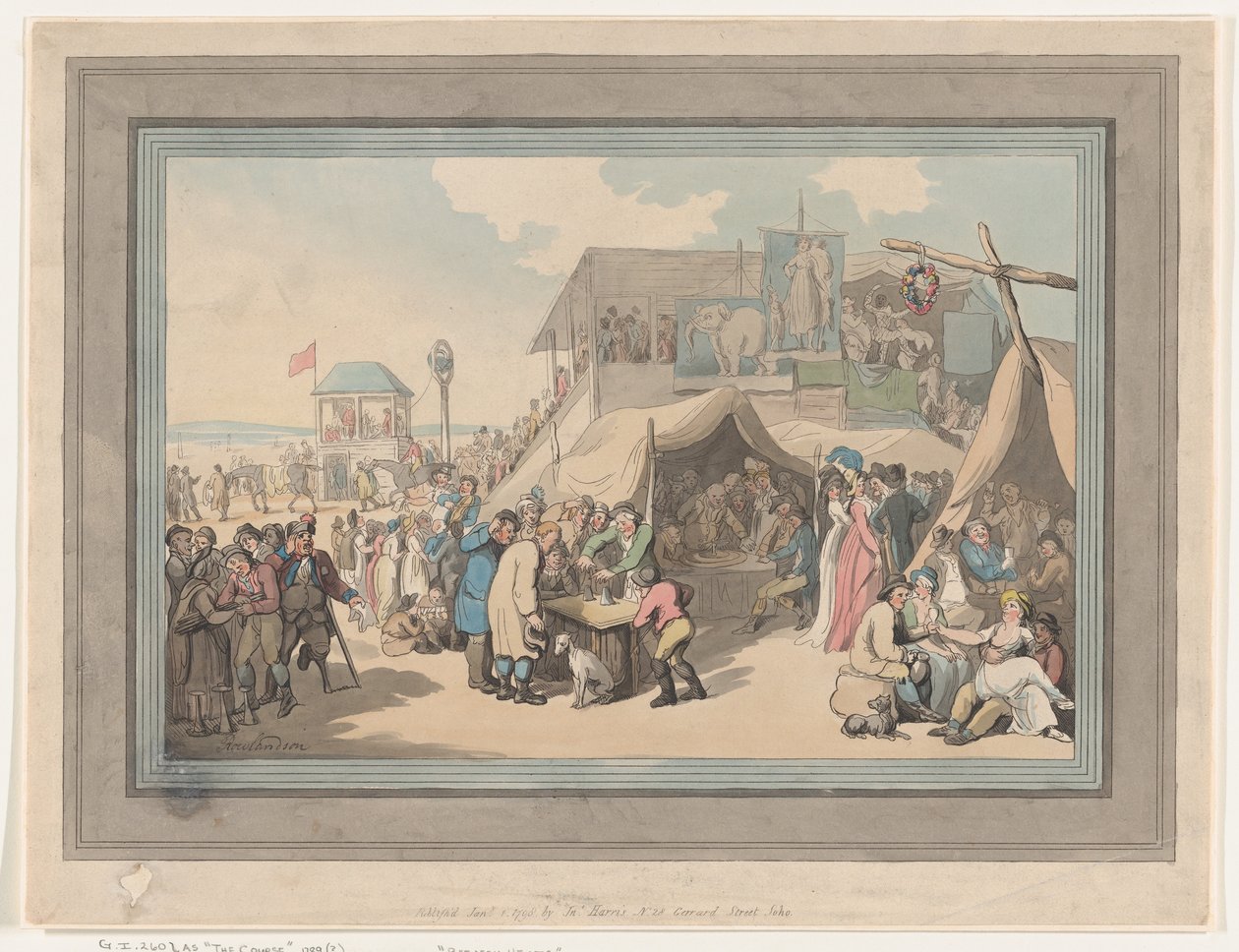 Elemeler Arası [Kurs], 1 Ocak 1798., 1 Ocak 1798. by Thomas Rowlandson