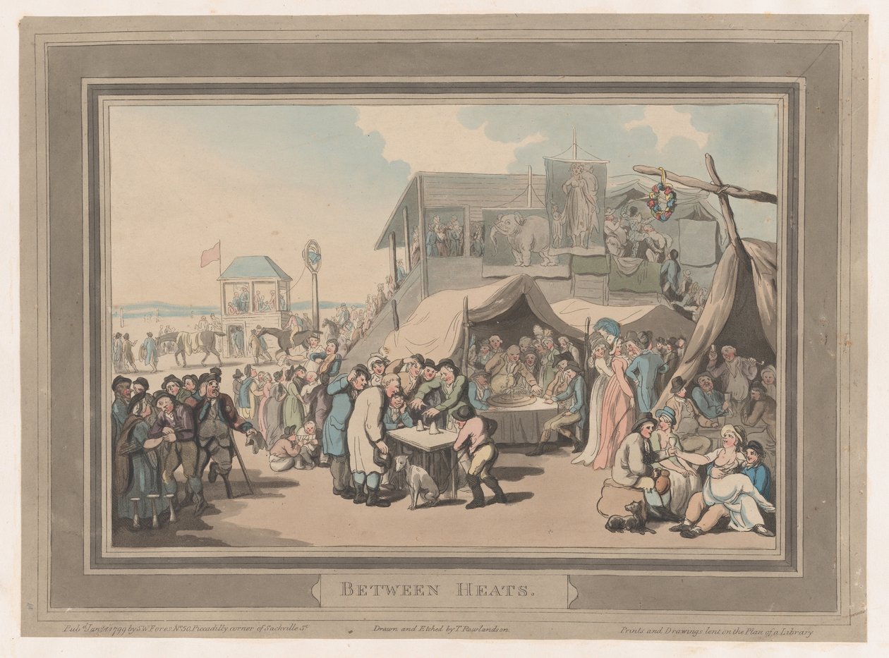 Elemeler Arası [Kurs], 1 Ocak 1799., 1 Ocak 1799. by Thomas Rowlandson