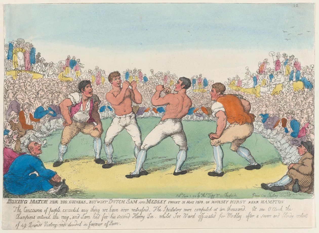 200 Gine İçin Boks Maçı, Dutch Sam ve Medley Betwixt, 31 Mayıs 1810,..., 5 Haziran 1810