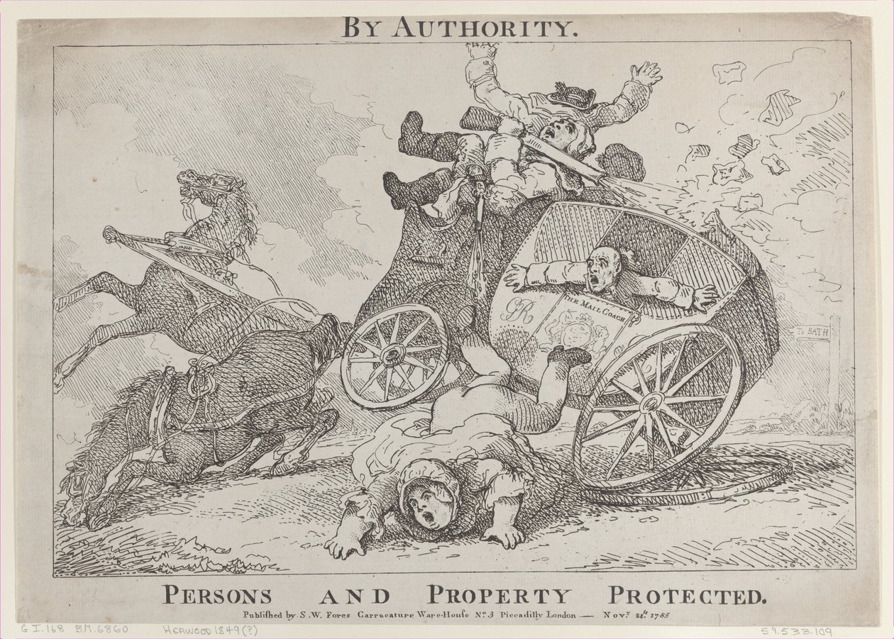 Otorite tarafından. Korunan Kişiler ve Mülkler, 24 Kasım 1785., 24 Kasım 1785. by Thomas Rowlandson