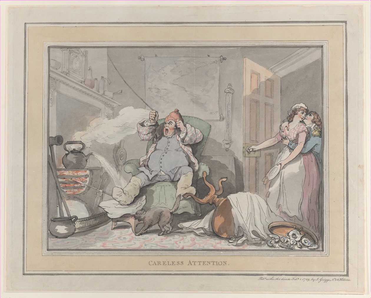 Dikkatsiz Dikkat, 1 Şubat 1789., 1 Şubat 1789. by Thomas Rowlandson