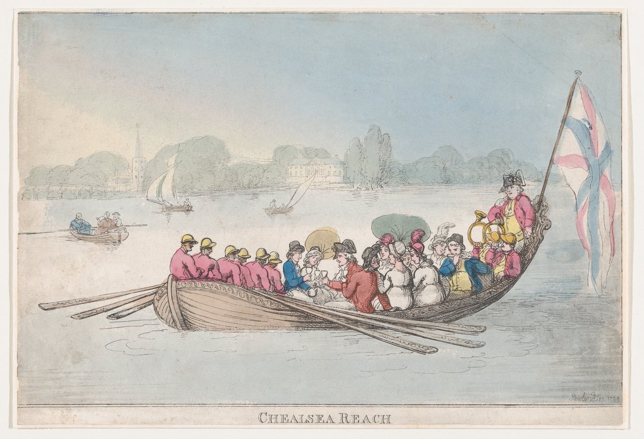 Chelsea Erişimi, 1799., 1799. by Thomas Rowlandson