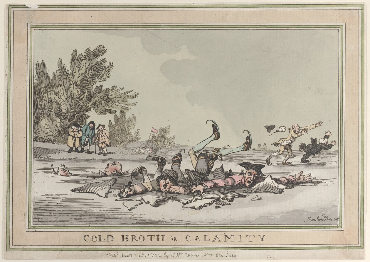 Cold Broth & Calamity, 26 Ocak 1792., 26 Ocak 1792. by Thomas Rowlandson