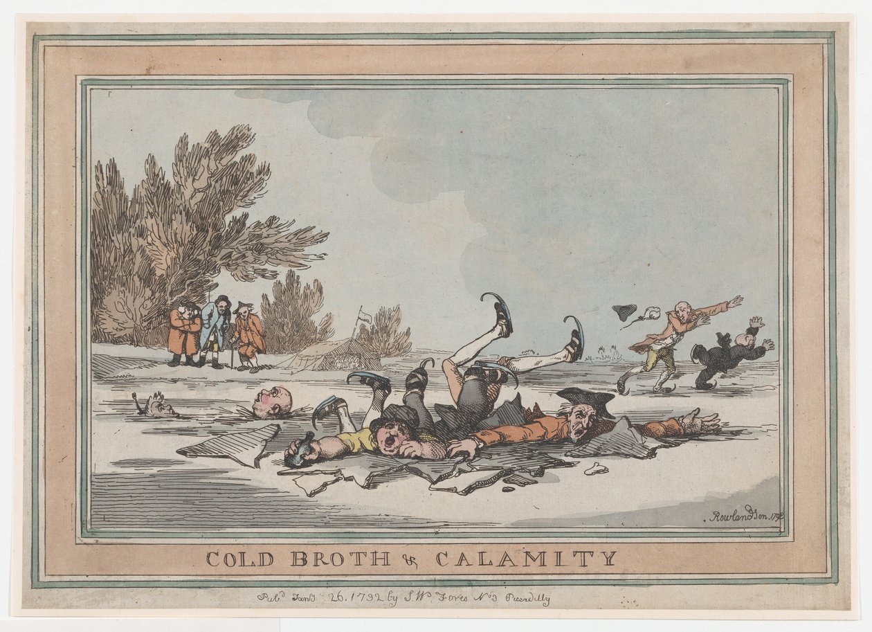 Cold Broth & Calamity, 26 Ocak 1792., 26 Ocak 1792. by Thomas Rowlandson