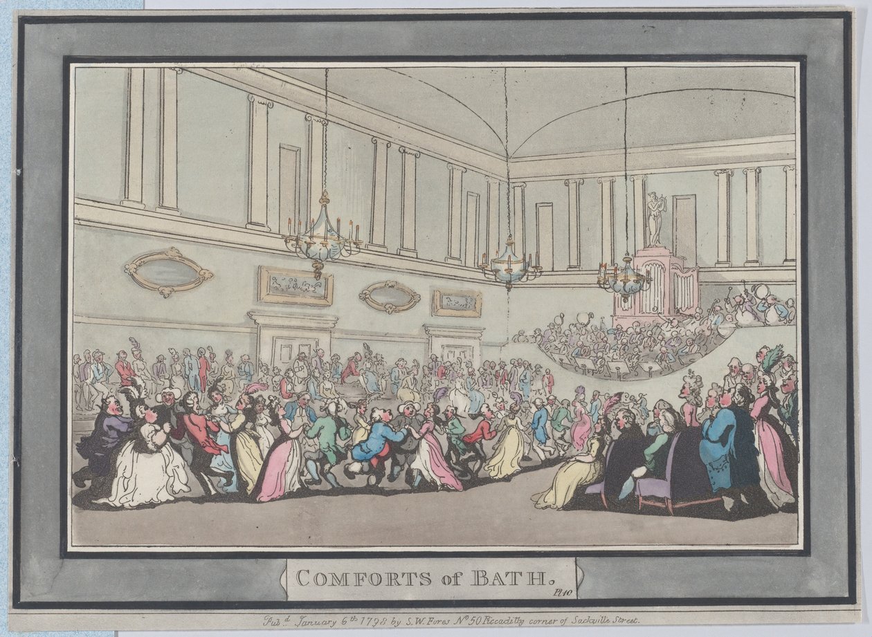 Banyo Konforu, Tabak 10, 6 Ocak 1798., 6 Ocak 1798. by Thomas Rowlandson