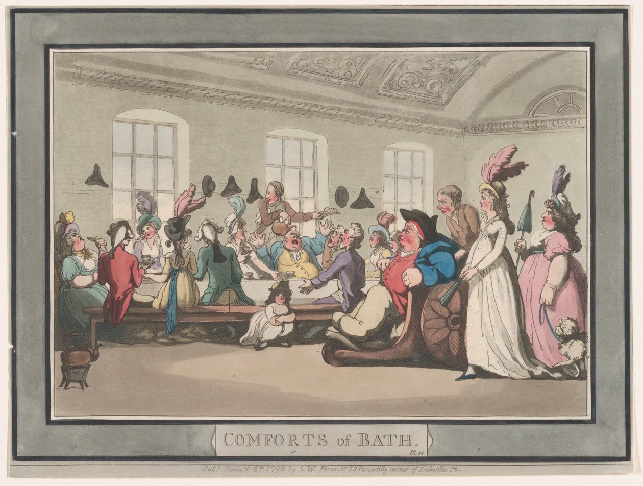 Banyo Konforu, Tabak 11, 6 Ocak 1798., 6 Ocak 1798. by Thomas Rowlandson