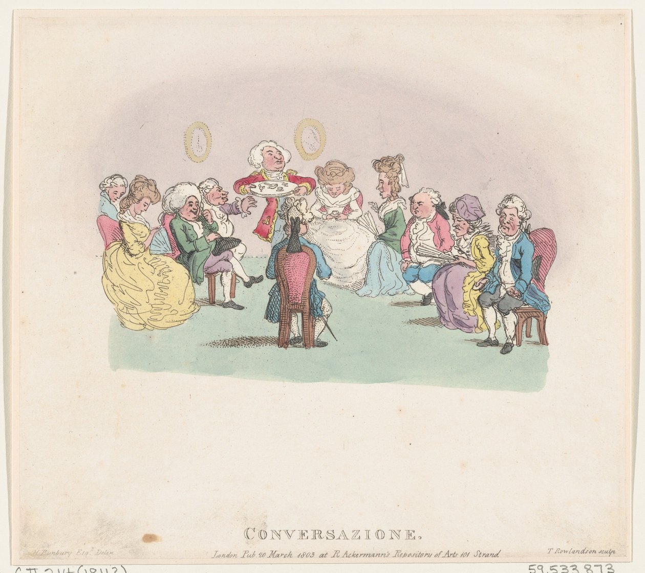 Görüşme, 20 Mart 1803., 20 Mart 1803. by Thomas Rowlandson