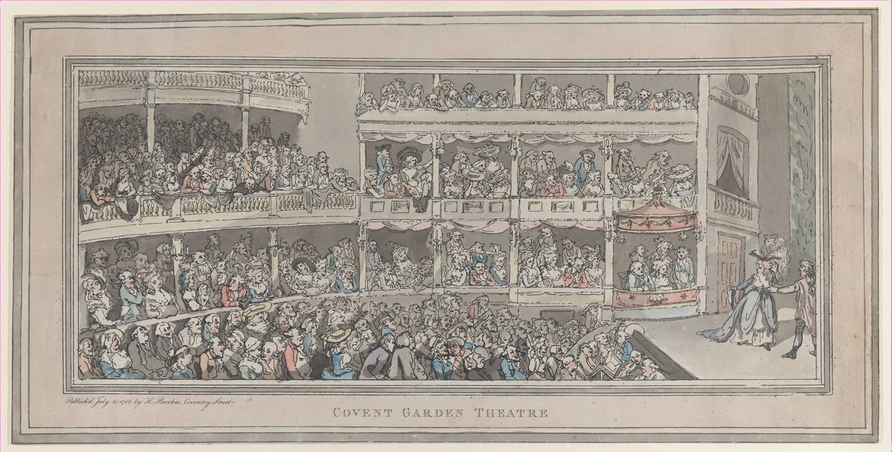 Covent Garden Tiyatrosu, 20 Temmuz 1786., 20 Temmuz 1786. by Thomas Rowlandson