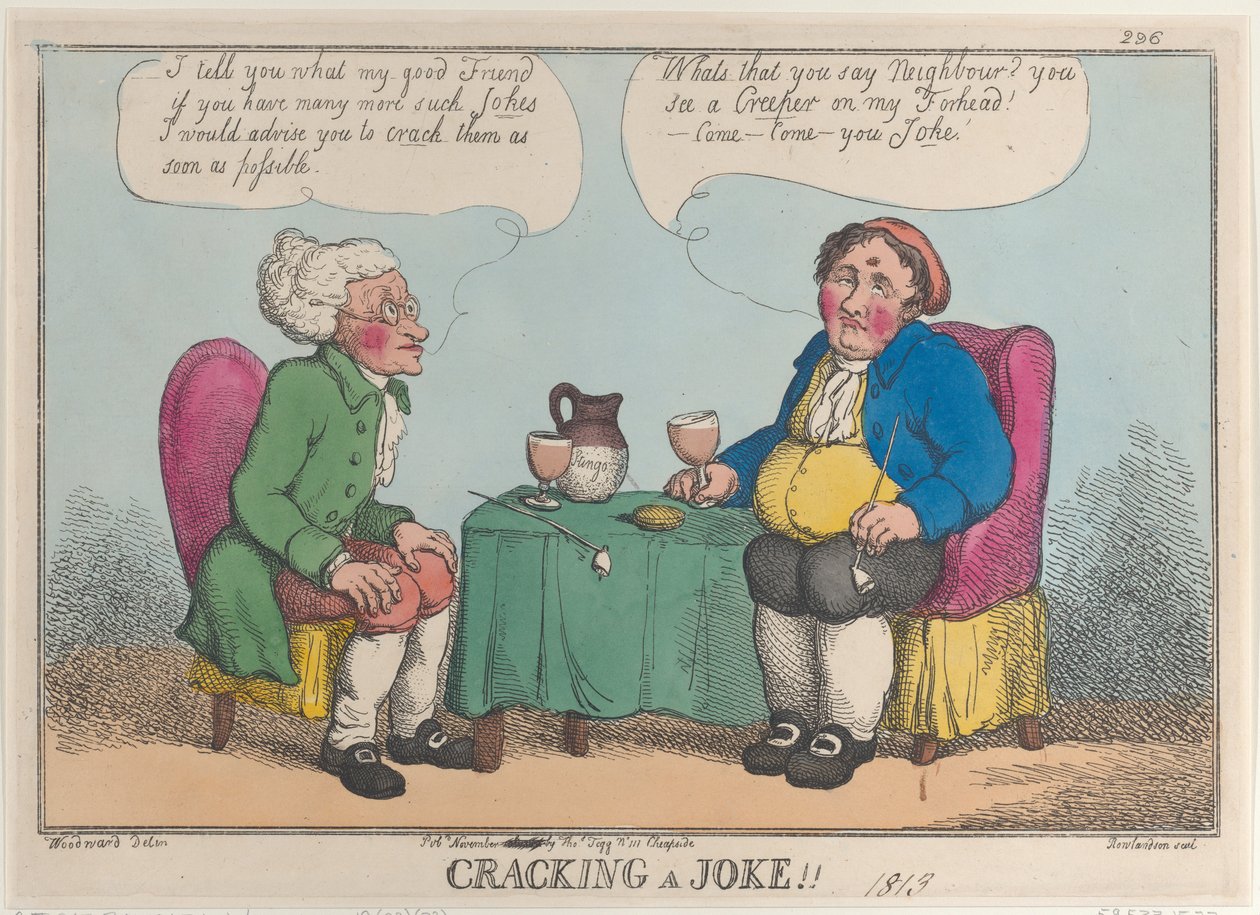 Şaka Yapmak!!, 1813., 1813. by Thomas Rowlandson