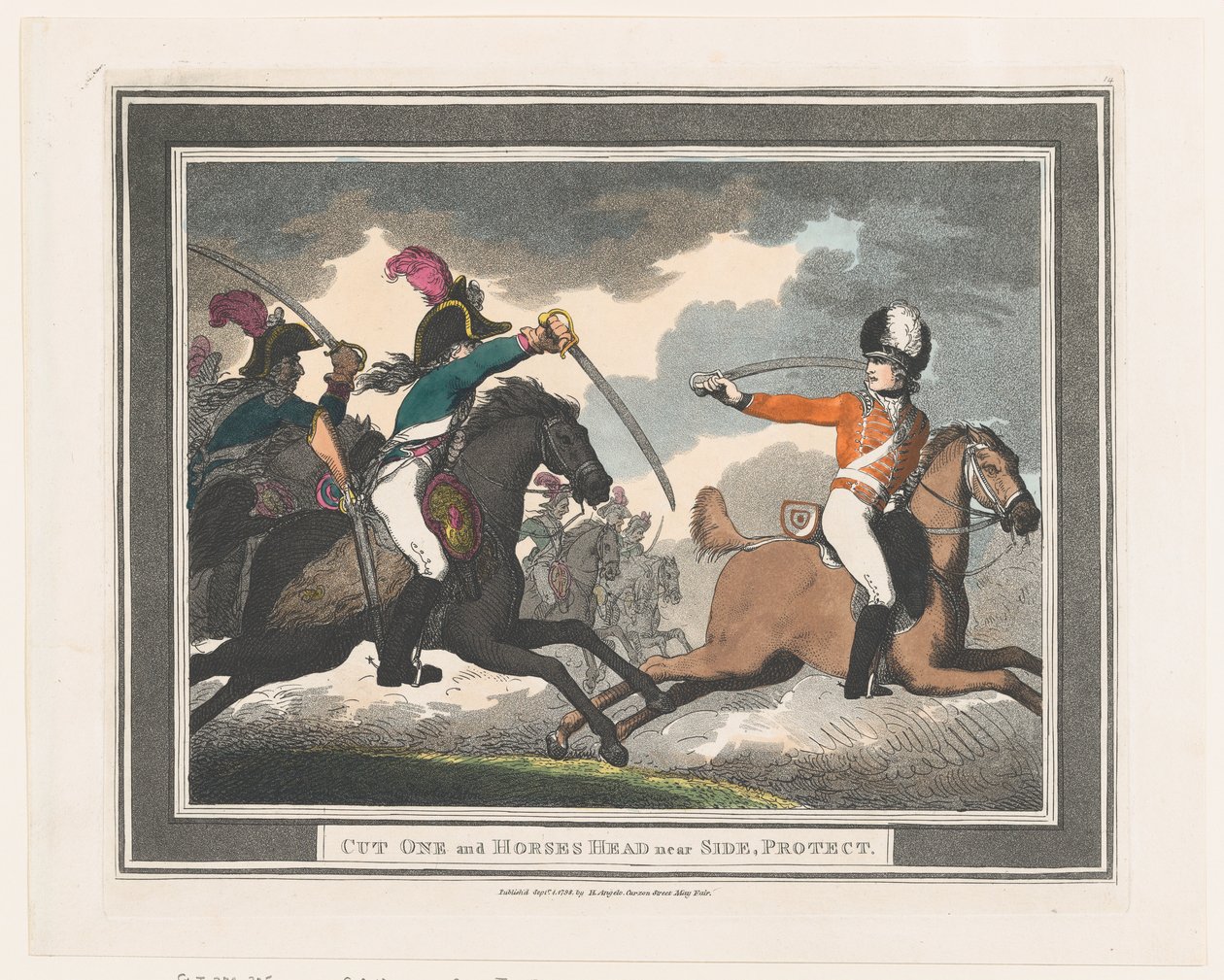 Cut One ve Horses Head Side yakınlarında, Protect, 1 Eylül 1798., 1 Eylül 1798. by Thomas Rowlandson