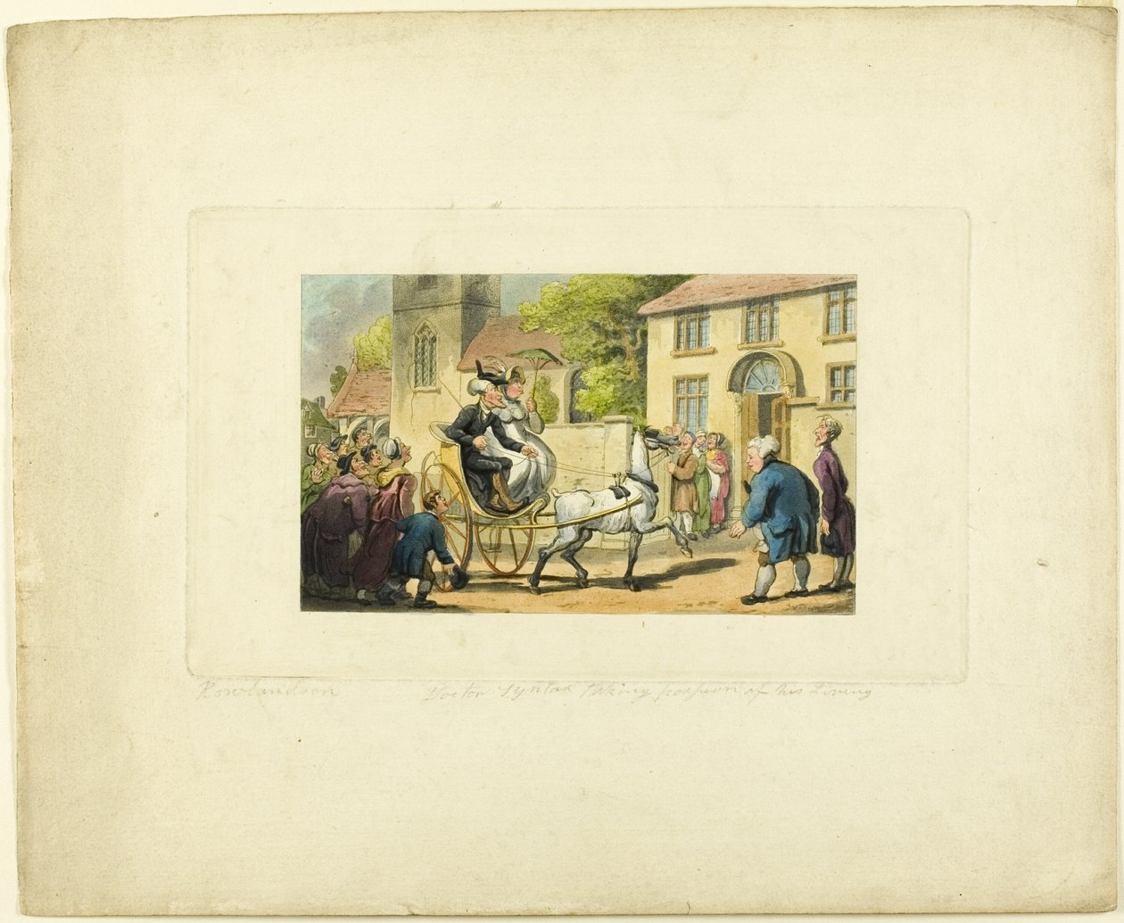 Doktor Sözdizimi Turundan Yaşamına Sahip Çıkan Doktor Sözdizimi by Thomas Rowlandson
