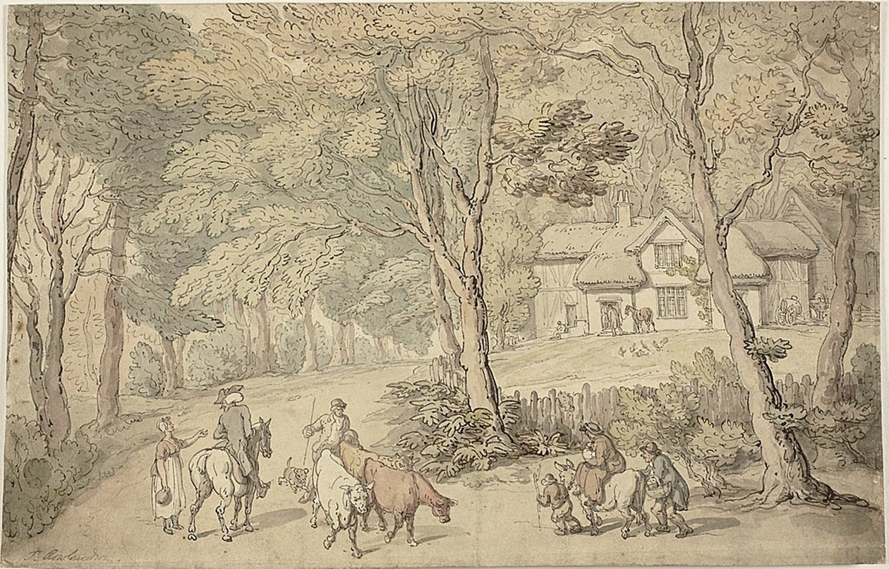 Yoldaki Doktor Sözdizimi by Thomas Rowlandson