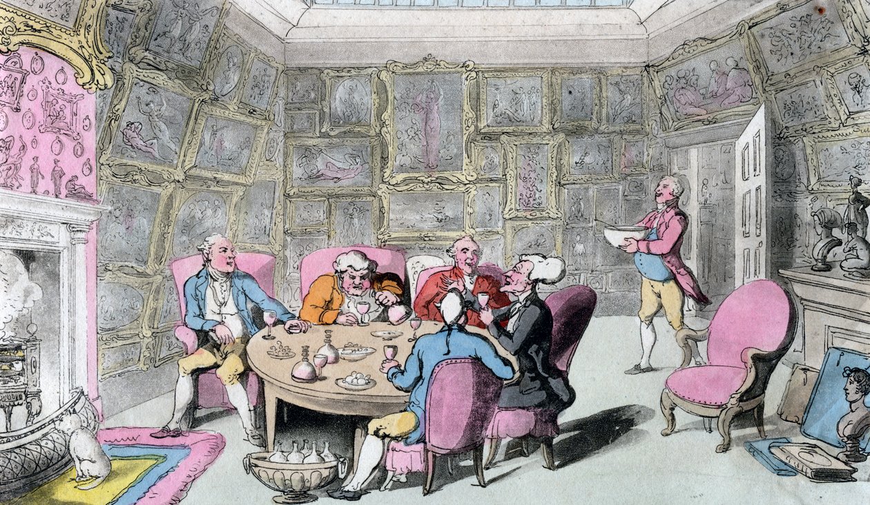 Lordum ile Doktor Sözdizimi, 19. yüzyılın başlarında. by Thomas Rowlandson