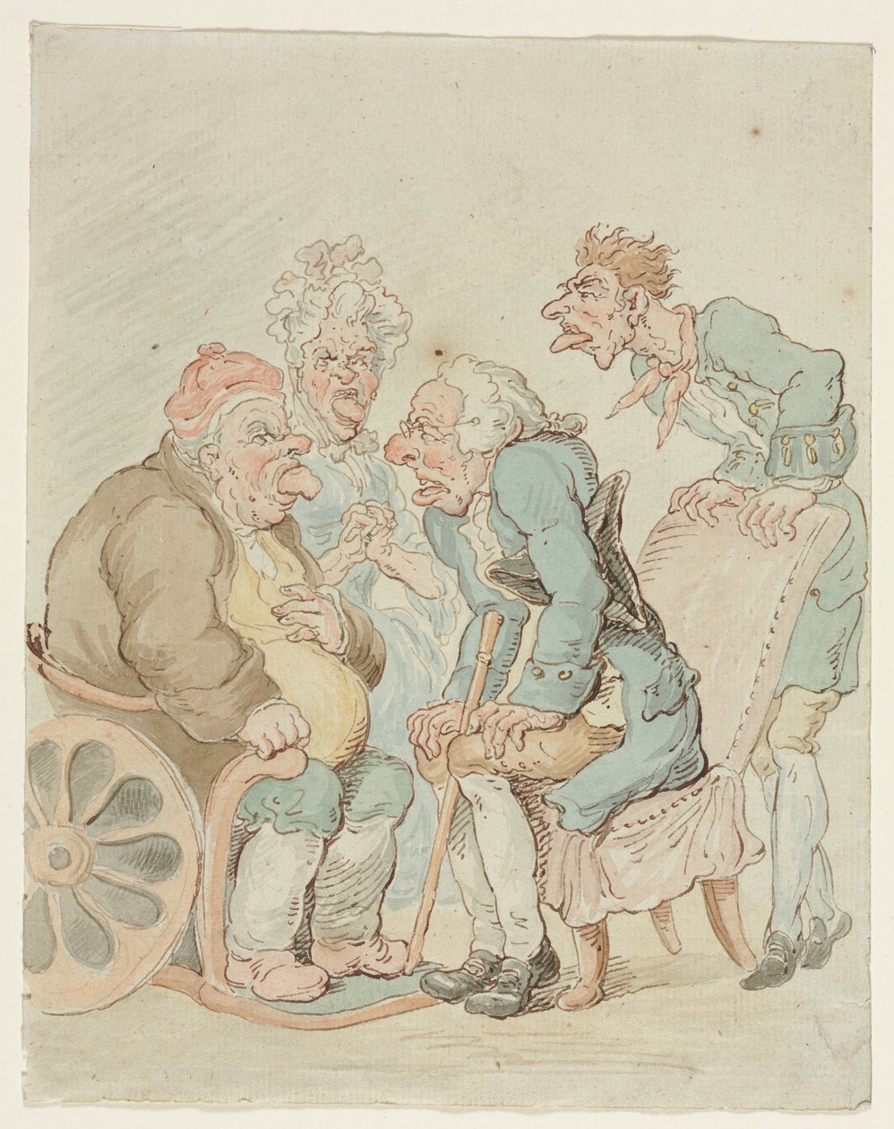 Doktor, 1800'lerin sonu veya 1900'lerin başı. by Thomas Rowlandson