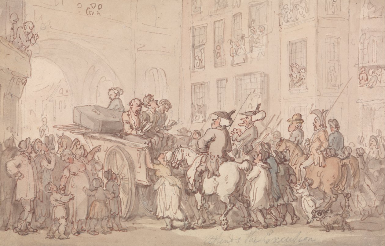 Dr. Syntax İnfaza Katılıyor by Thomas Rowlandson