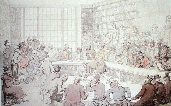 Bir Müzayedede Dr Sözdizimi by Thomas Rowlandson