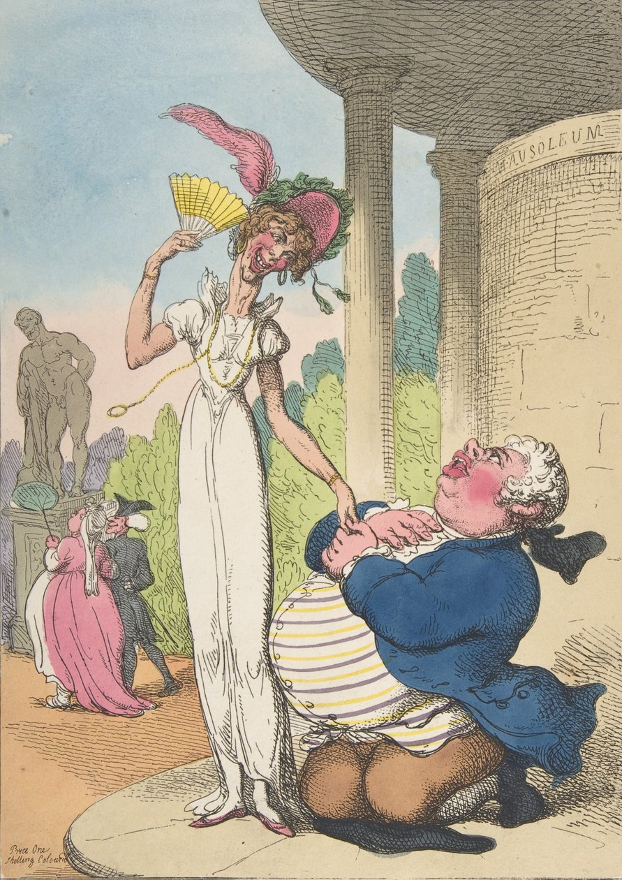 Dropsy Courting Tüketimi, 25 Ekim 1810., 25 Ekim 1810. by Thomas Rowlandson