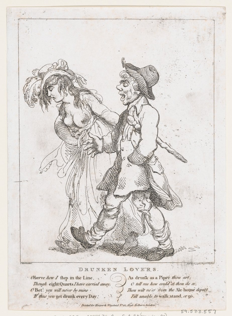 Sarhoş Aşıklar, 15 Mart 1798., 15 Mart 1798. by Thomas Rowlandson