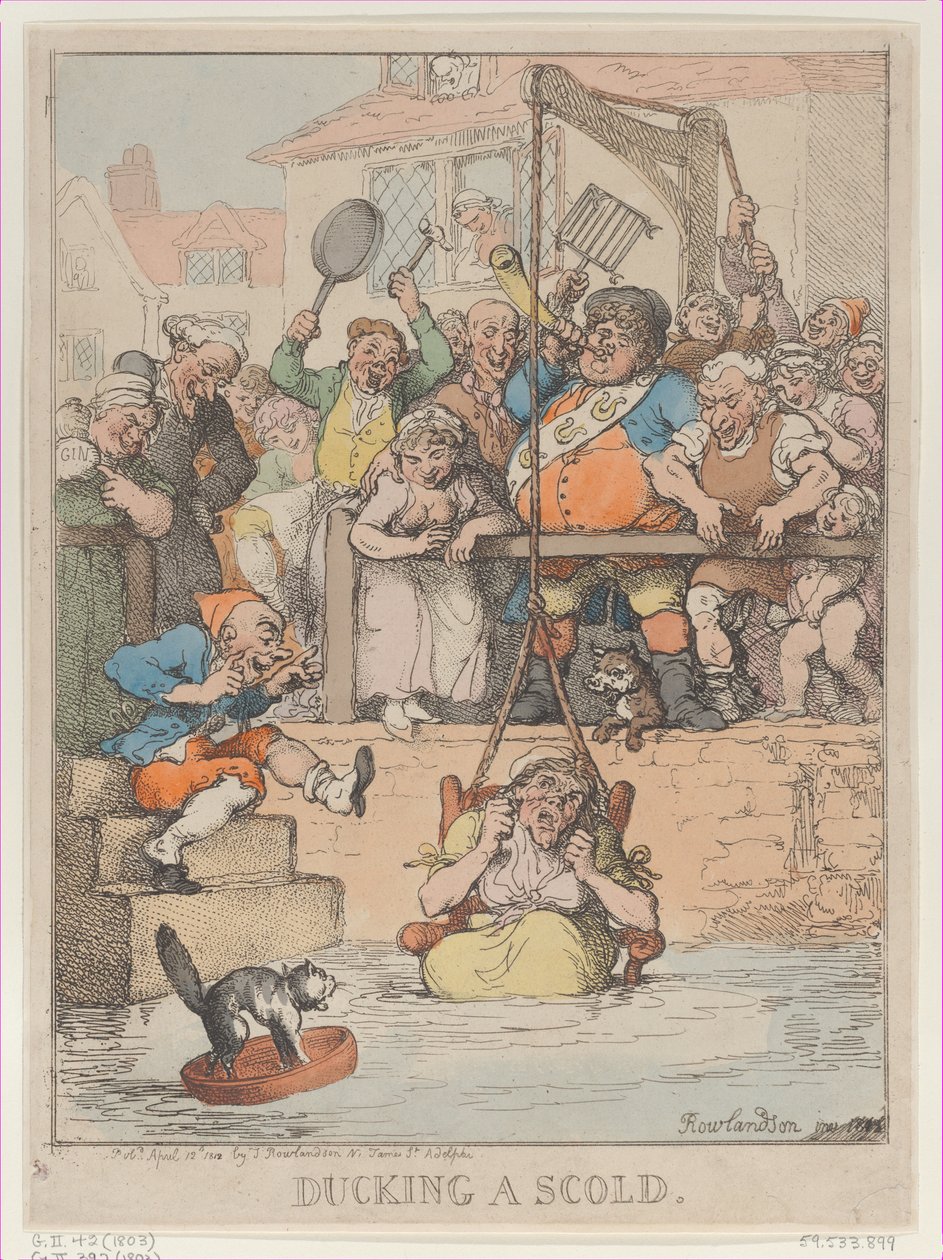 Ducking a Scold, [12 Nisan 1803], 12 Nisan