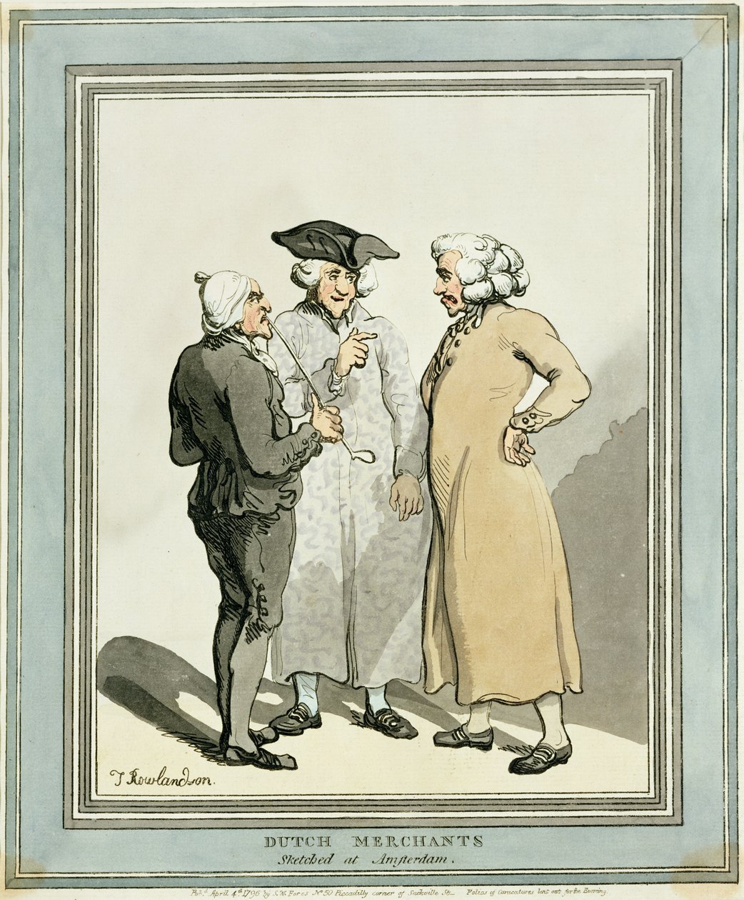 Hollandalı Tüccarlar by Thomas Rowlandson