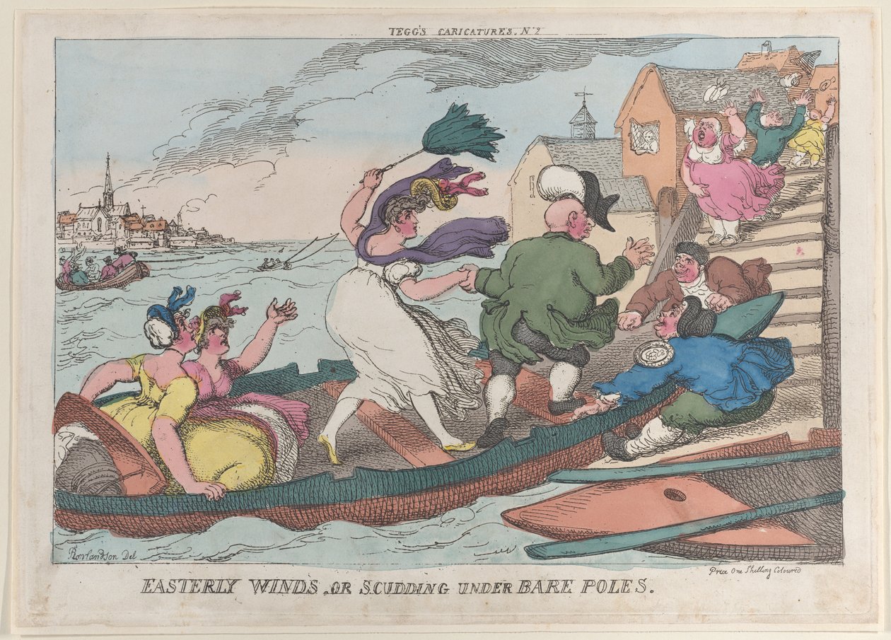 Paskalya Rüzgarları veya Çıplak Kutupların Altında Sürtünme, 10 Mayıs 1810., 10 Mayıs 1810. by Thomas Rowlandson