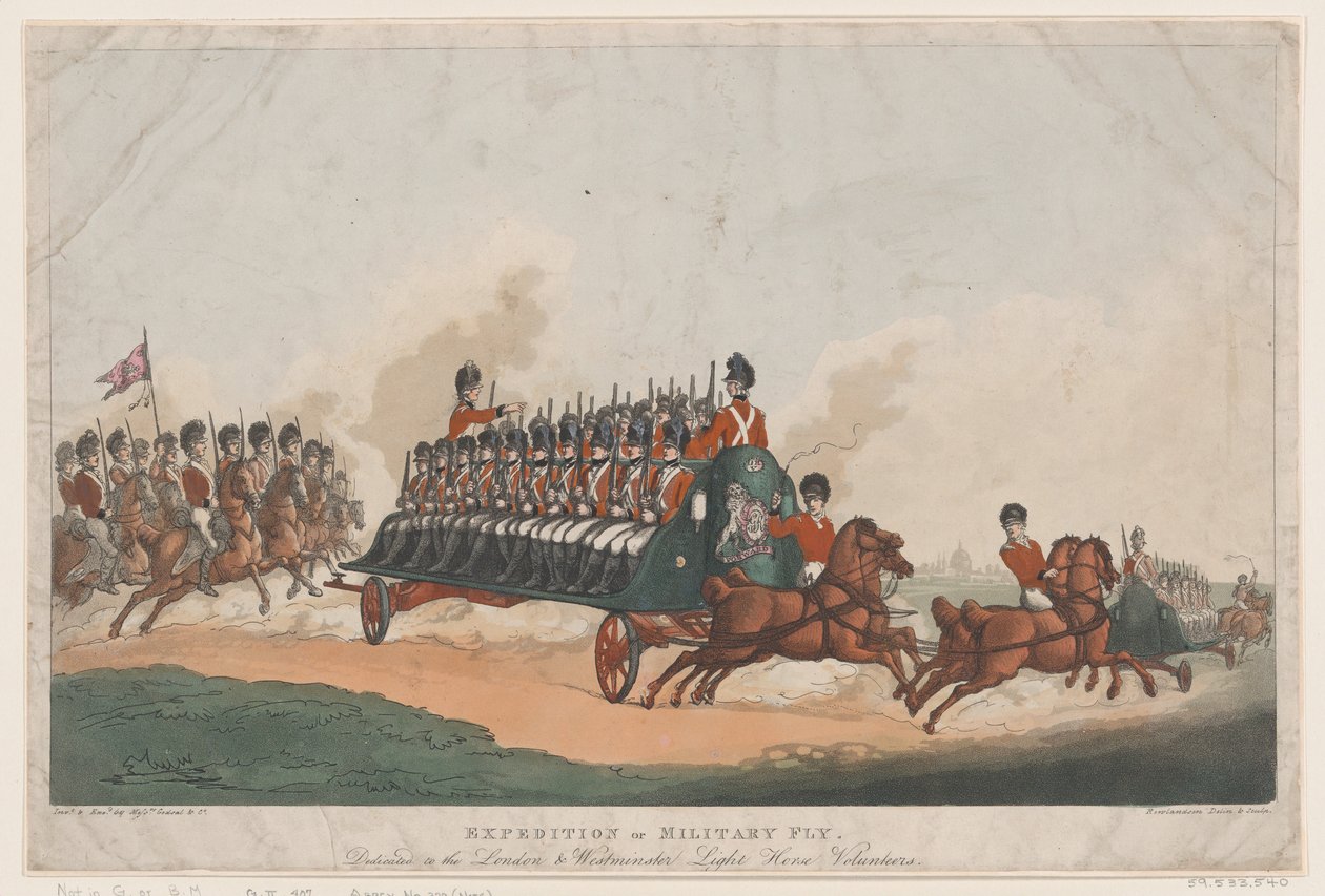 Sefer veya Askeri Uçuş, 16 Mayıs 1798., 16 Mayıs 1798. by Thomas Rowlandson