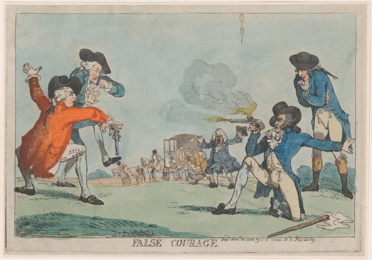Yanlış Cesaret, 22 Kasım 1788., 22 Kasım 1788. by Thomas Rowlandson