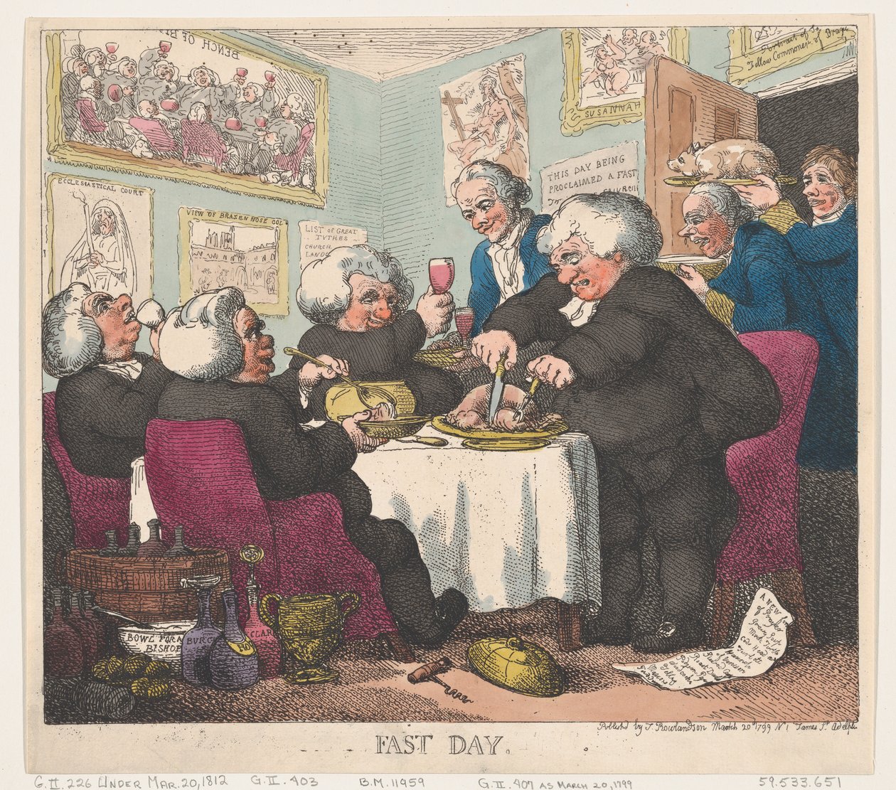 Oruç Günü, 20 Mart 1799., 20 Mart 1799. by Thomas Rowlandson