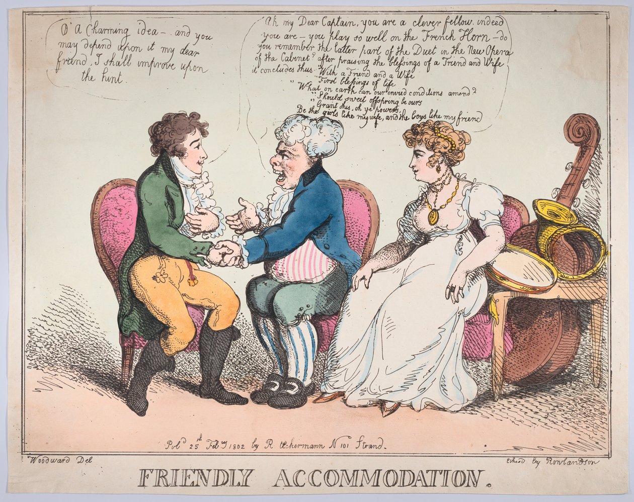 Dost Konaklama, 25 Şubat 1802., 25 Şubat 1802. by Thomas Rowlandson