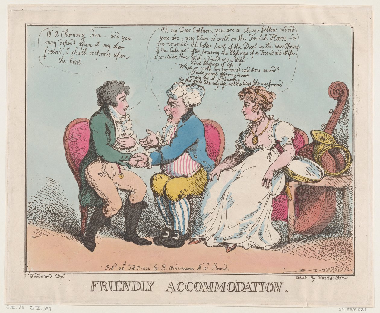 Dost Konaklama, 25 Şubat 1802., 25 Şubat 1802. by Thomas Rowlandson