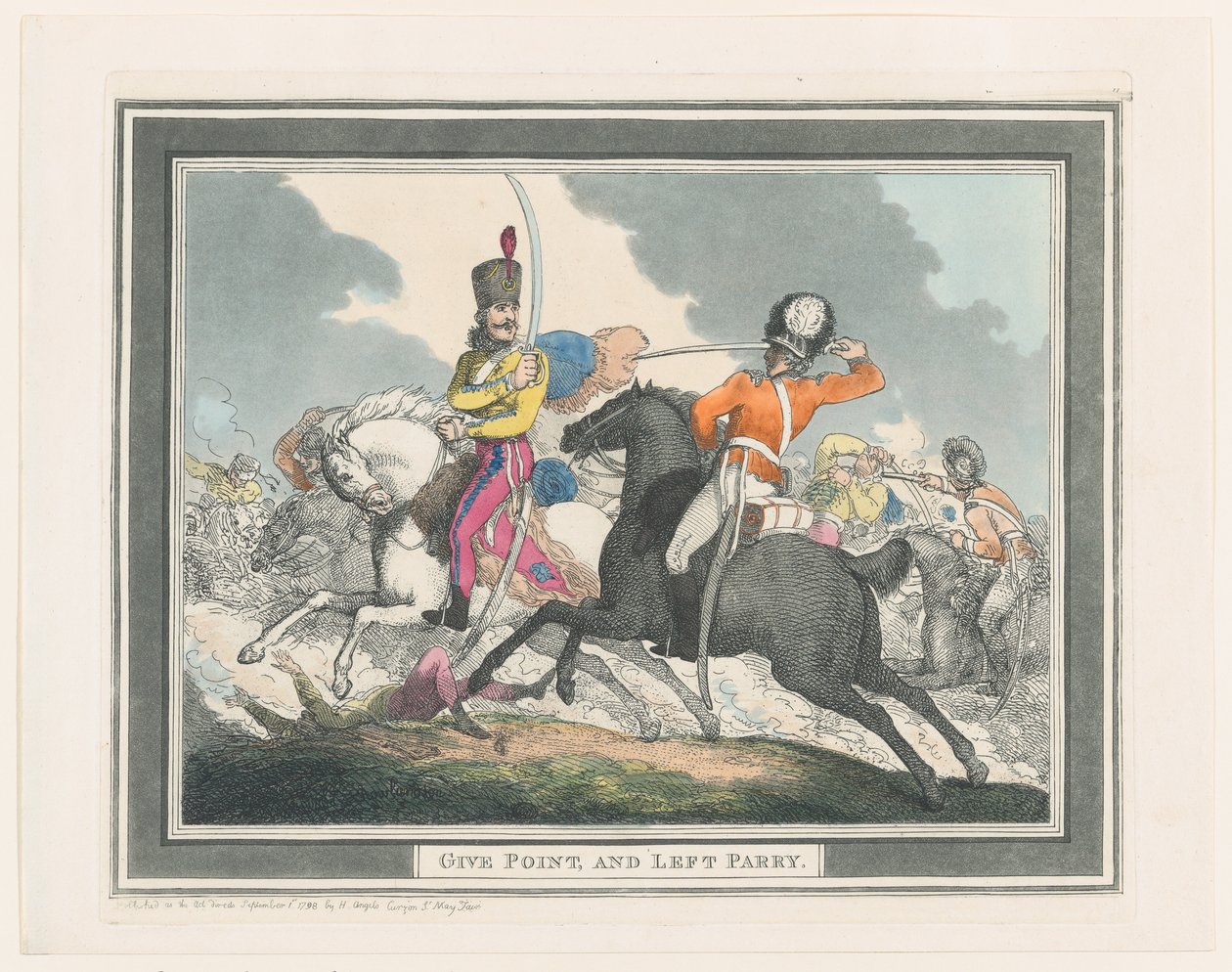 Puan Verin ve Sol Siper, 1 Eylül 1798., 1 Eylül 1798. by Thomas Rowlandson