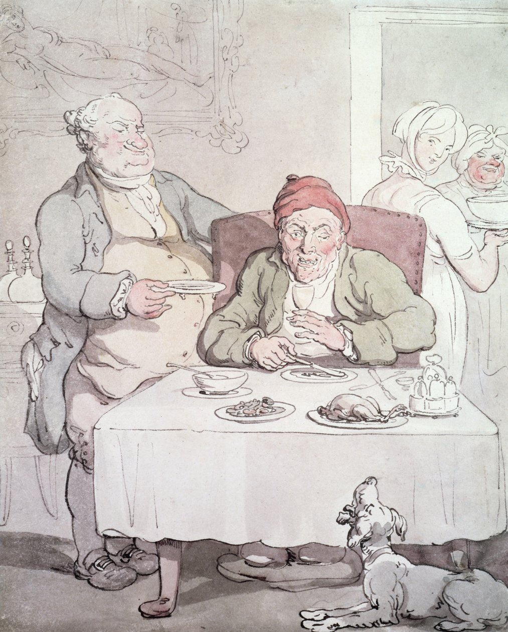 Oburluk (kağıt üzerinde kalem ve wc) by Thomas Rowlandson