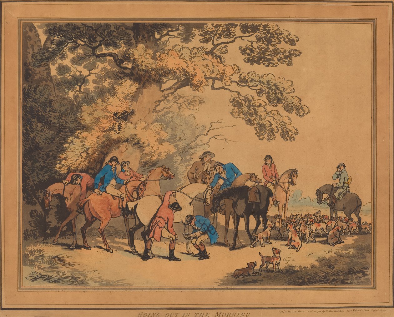 Sabah Dışarı Çıkmak by Thomas Rowlandson