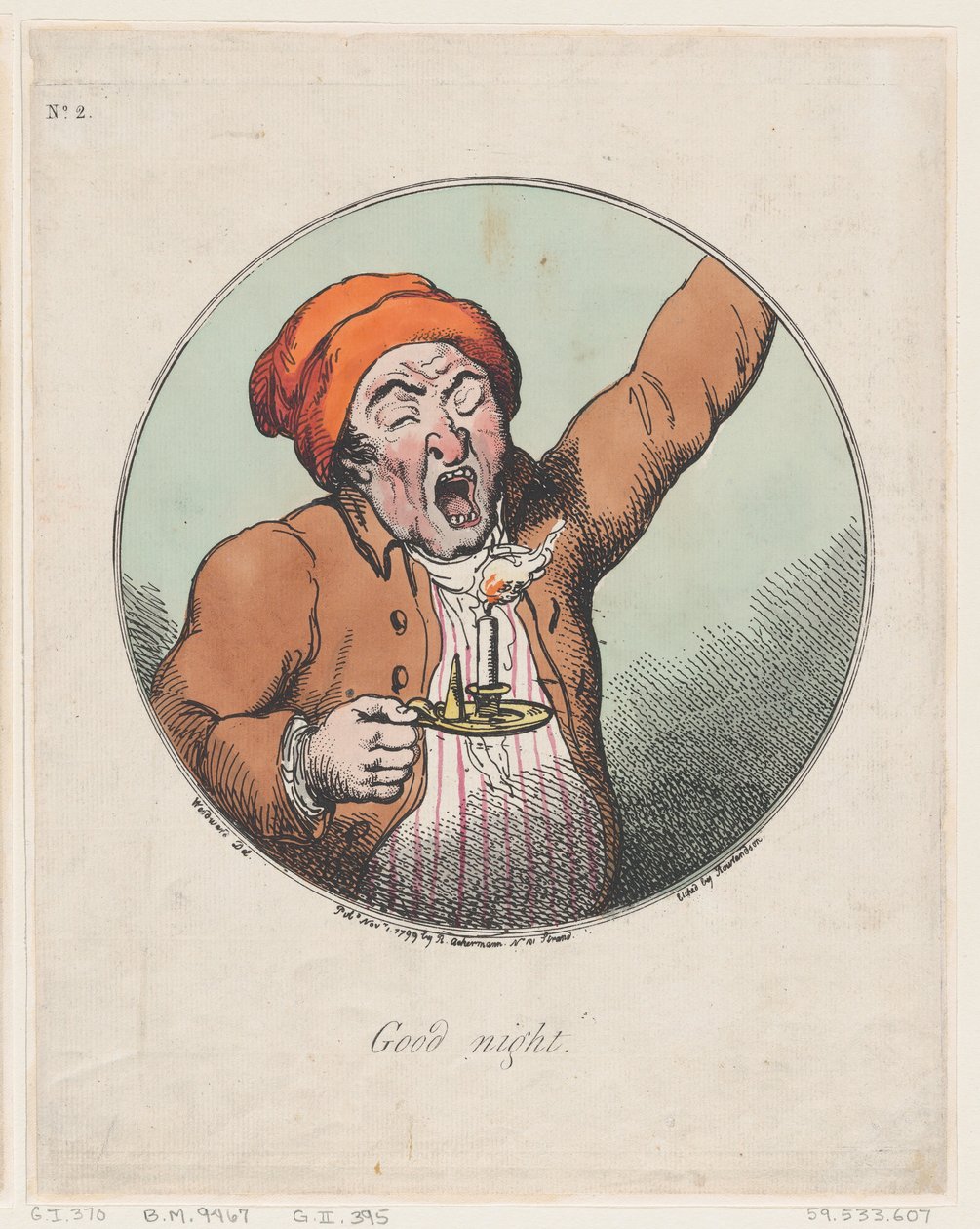 İyi Geceler, 1 Kasım 1799., 1 Kasım 1799. by Thomas Rowlandson