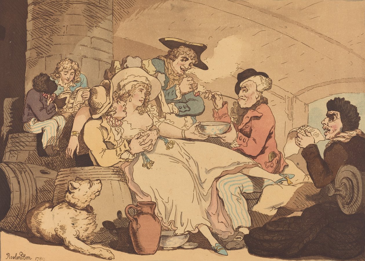 Gemideki Grog, 1789. by Thomas Rowlandson