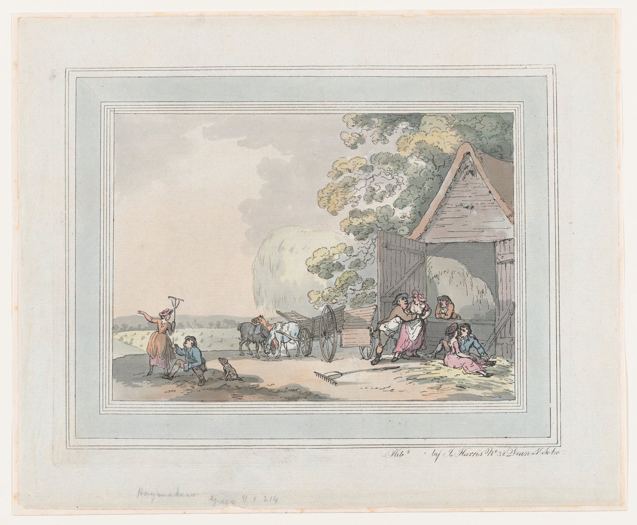 Samancılar, 1787., 1787. by Thomas Rowlandson