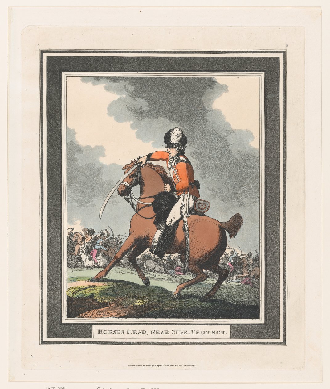 At Kafası, Yakın Taraf, Koru, 1 Eylül 1798., 1 Eylül 1798. by Thomas Rowlandson