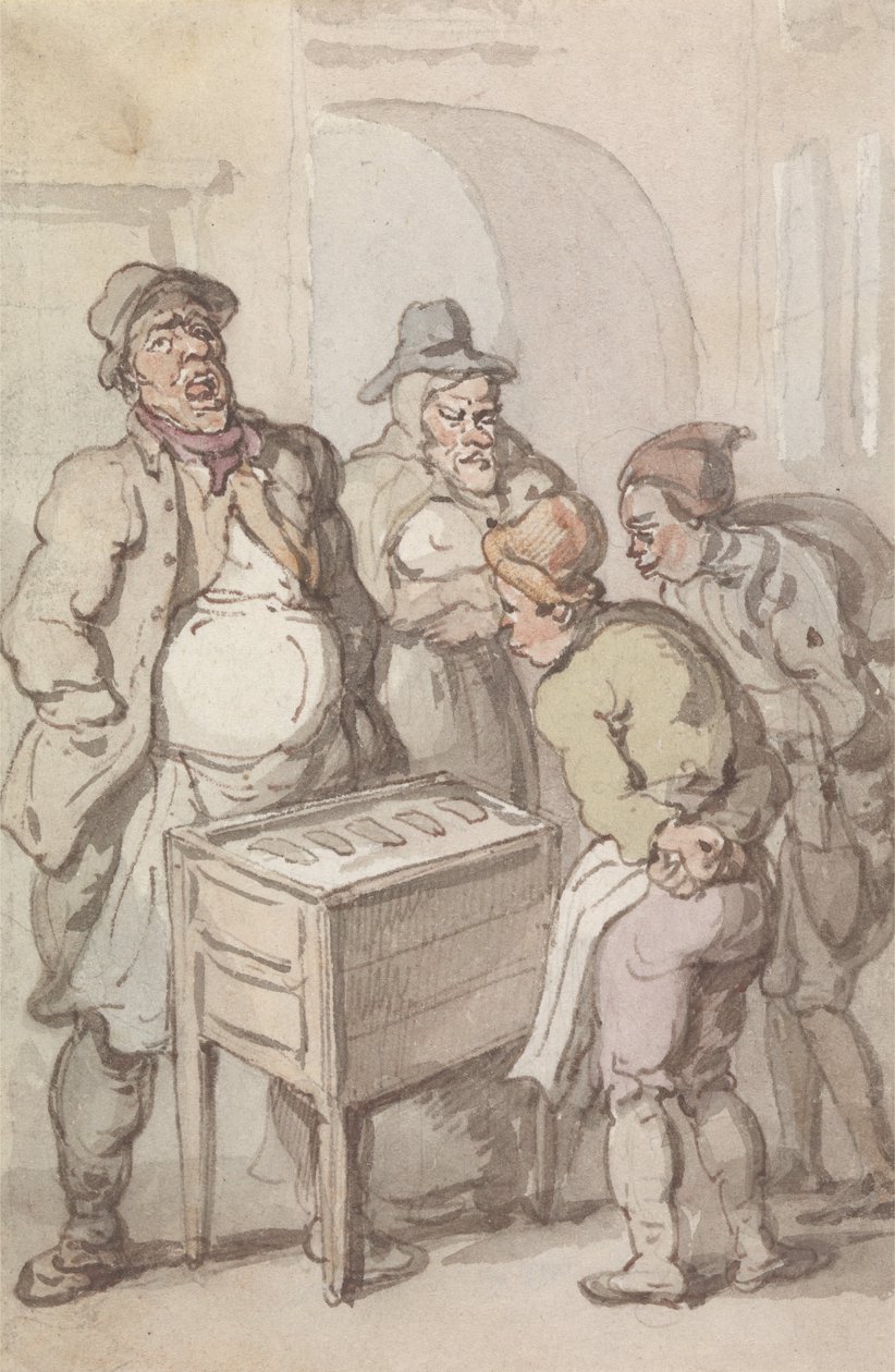 Acılı Baharatlı Zencefilli Kurabiye Tüm Sıcak by Thomas Rowlandson